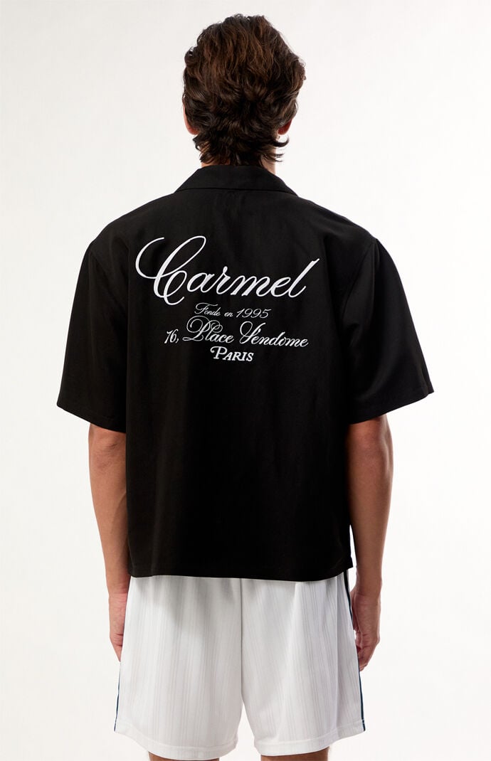 Pacsun Black Carmel Camp Shirt