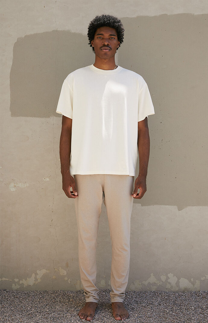 Tan lounge pants deals