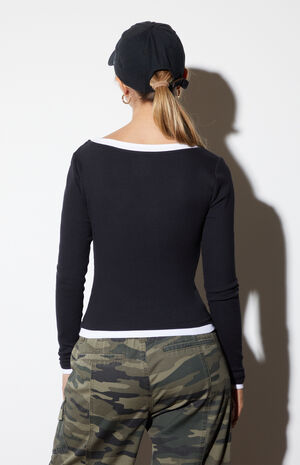Double Layered Long Sleeve Top image number 3