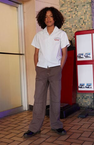 Brown Baggy Carpenter Jeans