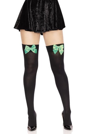 Kay Opaque Thigh High Tights image number 1