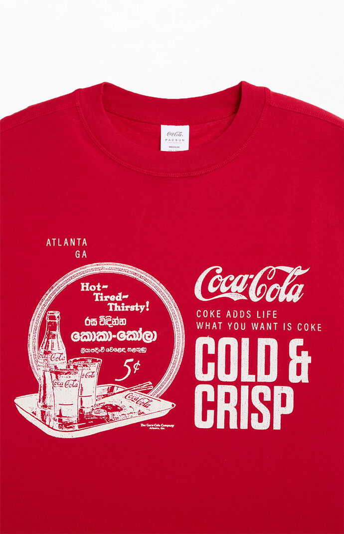 Coca-Cola Electric Youth Tシャツ Amazon.com: Coca-Cola Est. 1886 Triangle Historic Logo T