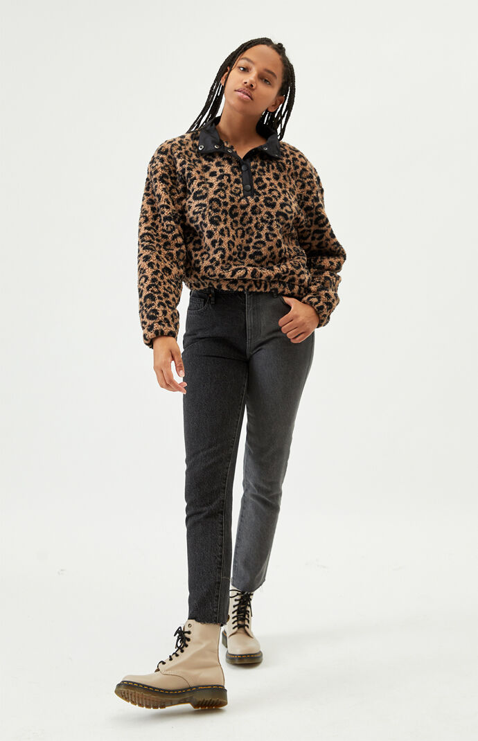 Coco Sherpa Henley Sweatshirt