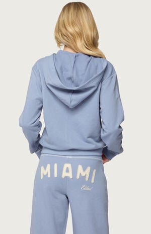 Miami Babe Zip Up Hoodie image number 3