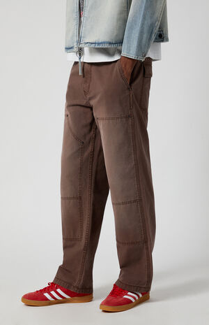 Brown Baggy Carpenter pants image number 3