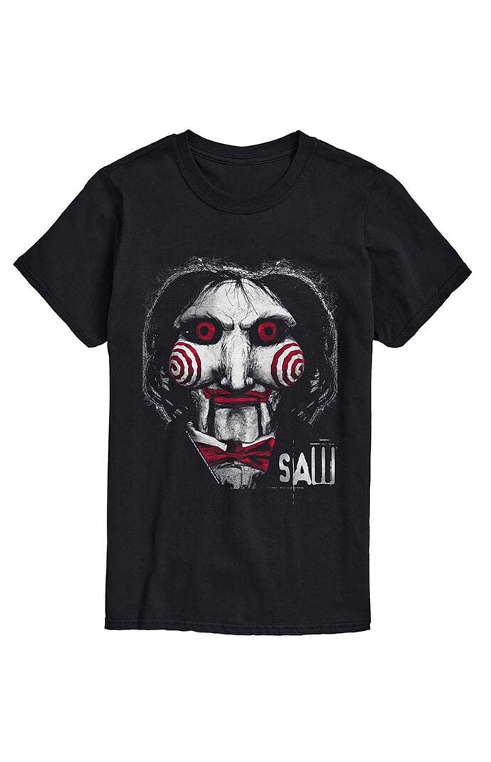Hybrid Apparel Saw Jigsaw Portrait T-Shirt