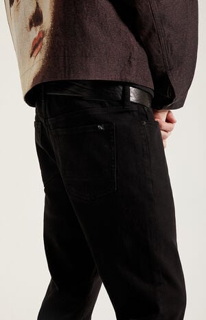 Bryce Stacked Skinny Jeans Stretch Black image number 5