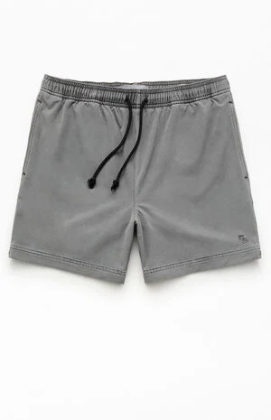 Gray Sunny 5.5" Swim Trunks image number 1