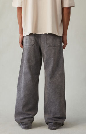 Blake Extreme Baggy Jeans Knee Dart Washed Black image number 4