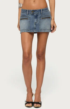Verena Zip Pocket Micro Skort image number 1