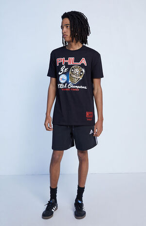 Black 3-Stripes FT Sweat Shorts image number 4