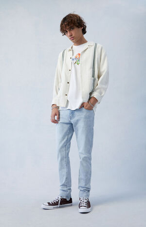 Eco Comfort Stretch Light Indigo Slim Jeans image number 2