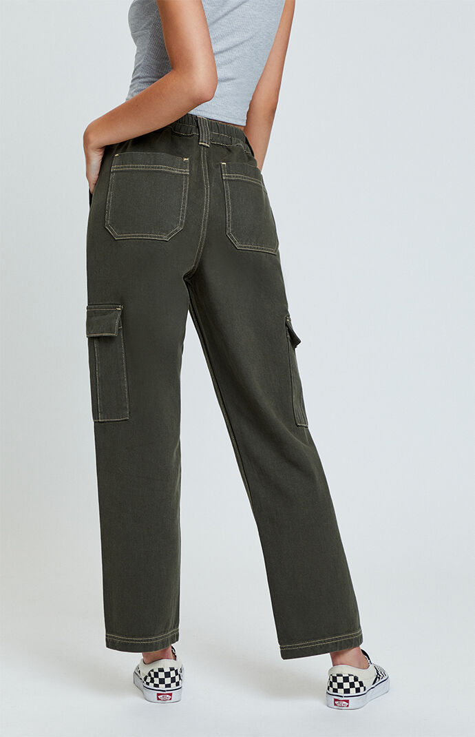 pacsun black cargo pants