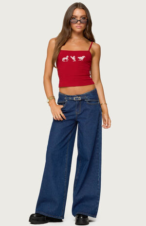 Wild Horses Graphic Tank Top image number 5