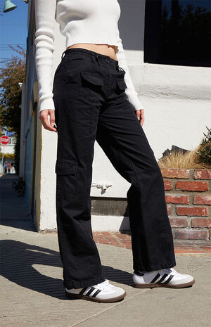 Black Kim Cargo Pants image number 4