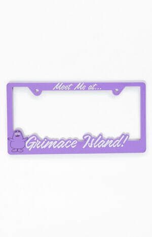 Grimace License Plate Frame image number 1