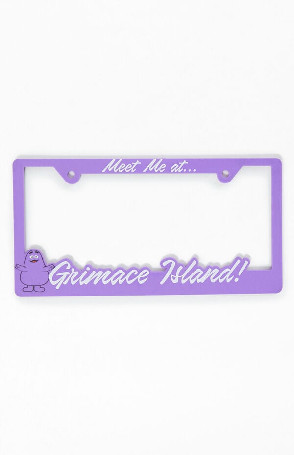 McDonaldland Grimace License Plate Frame
