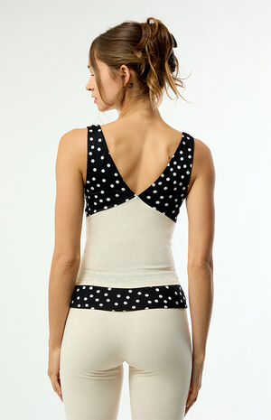 Lounge Polka Dot Tank Top image number 4