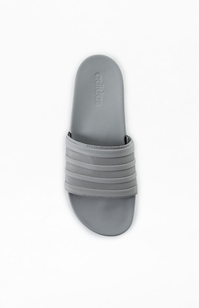 Adidas adilette slides gray top