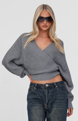 Raven Surplice Sweater image number 1