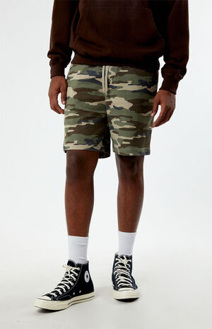Eco Camouflage Twill Volley Shorts image number 2