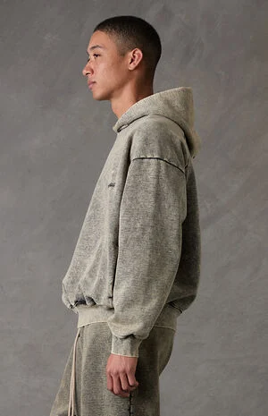 Black Classic Raglan Hoodie image number 3