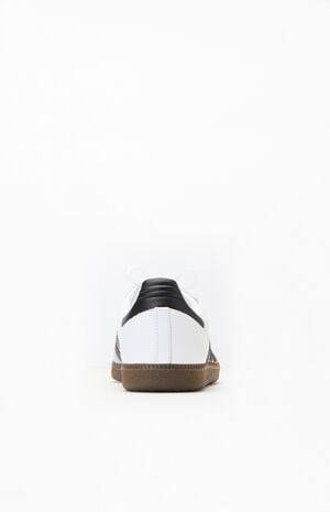 Kids White & Black Samba Shoes image number 3