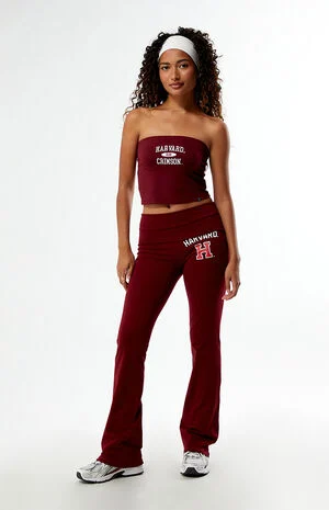 Harvard Crimson Embroidered Tube Top image number 1