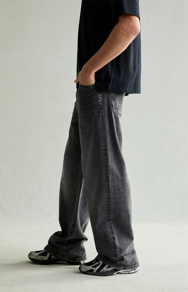 Pacsun Blake Extreme Baggy Jeans Chain Gray