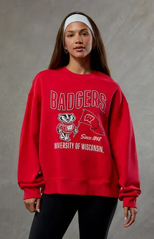 Wisconsin Badgers Crew Neck Sweatshirt image number 1