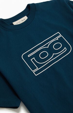 Kids Blue Racing Merch T-Shirt image number 3