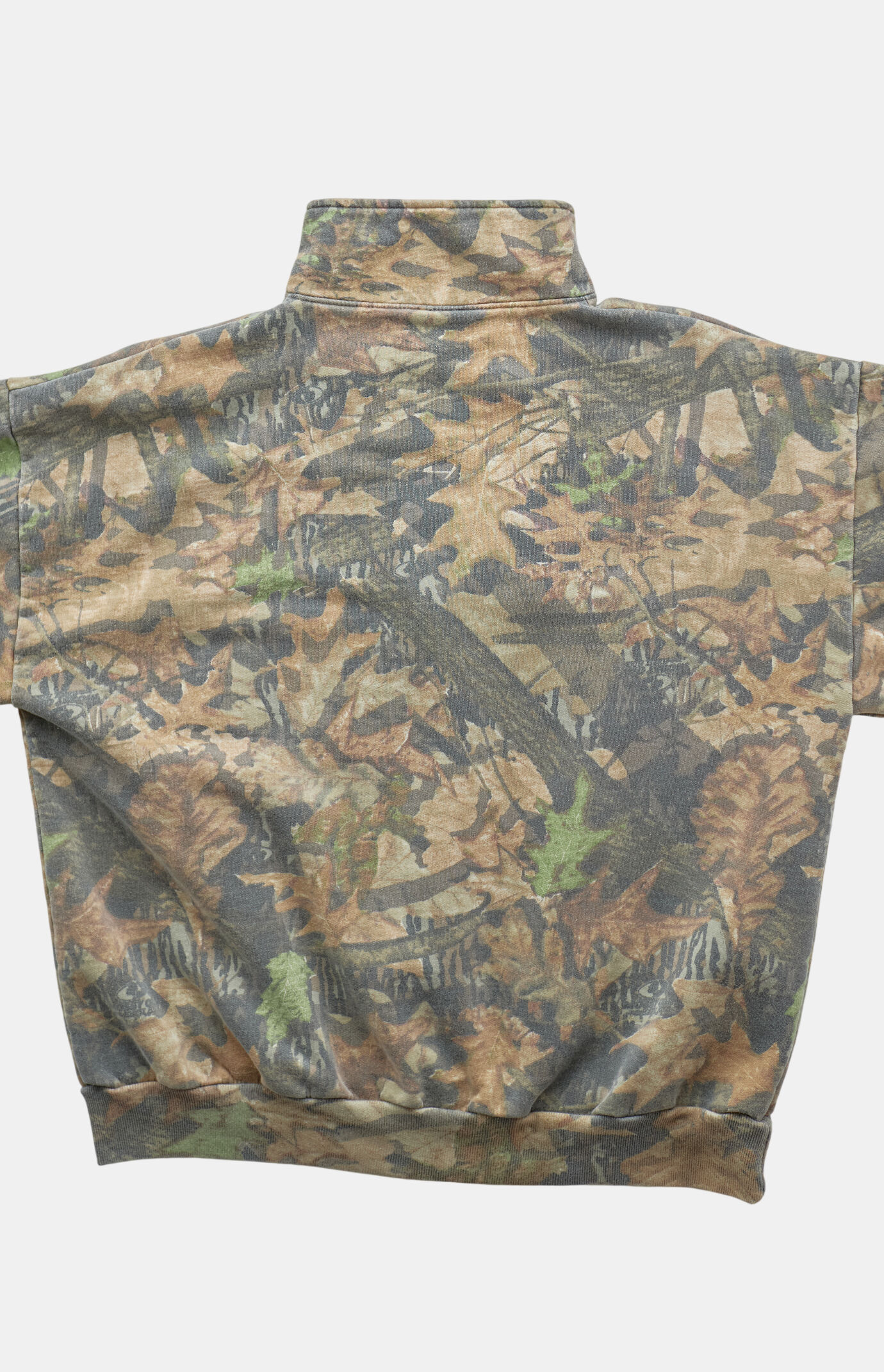 PS VINTAGE 2000s Camo Quarter-Zip Sweatshirt