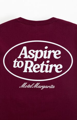 Aspire To Retire Circle T-Shirt image number 4