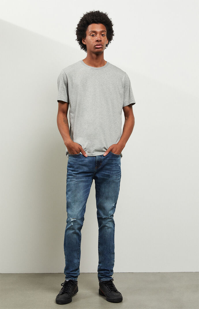 Dark Stacked Comfort Skinny Jeans