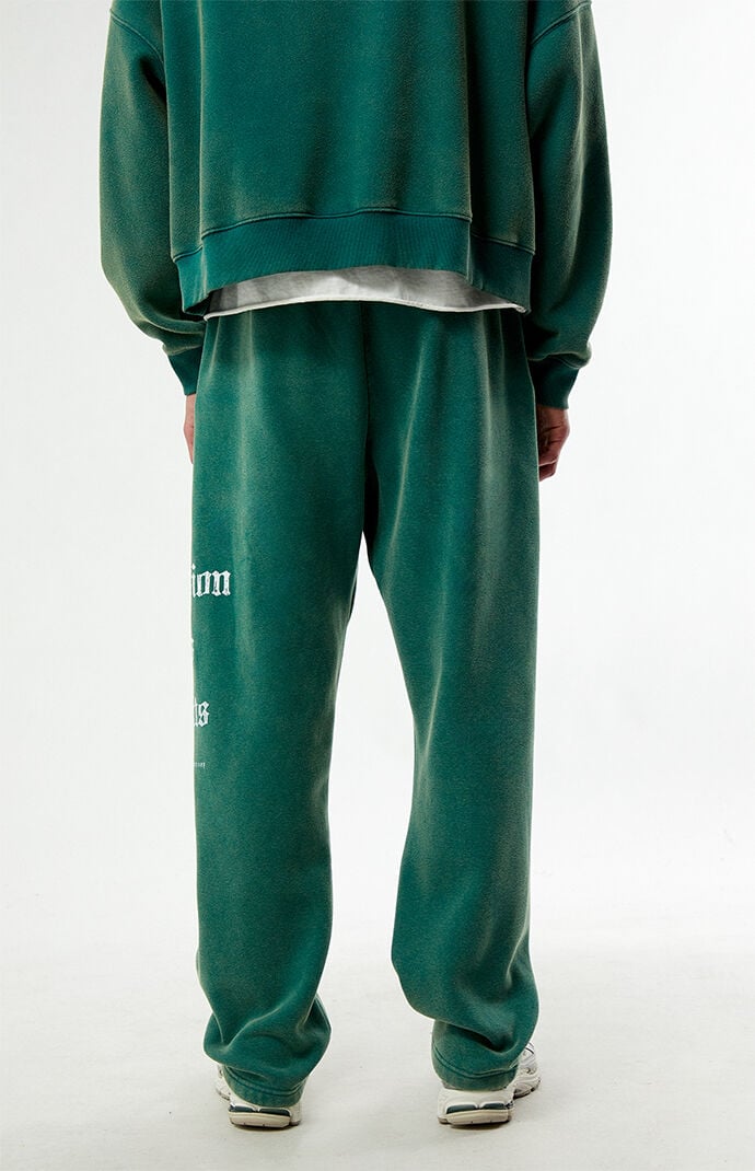 Pacsun Green Expressions Baggy Sweatpants