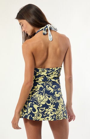 x Roxy Gina Halter Mini Dress image number 3