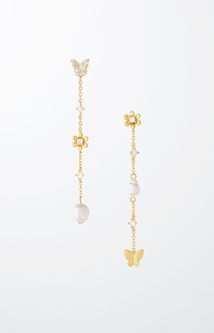 Cyclical Crystal Drop Earrings