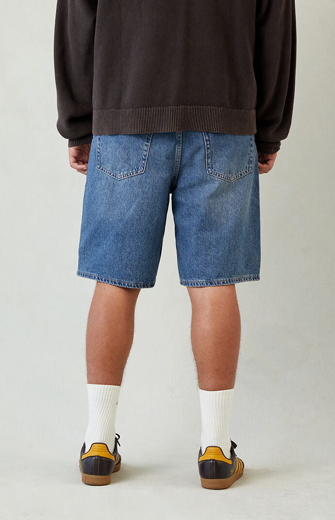 Pacsun Medium Indigo Baggy Denim Shorts | PacSun
