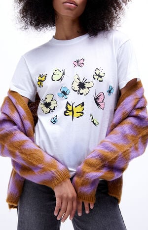 Butterfly Sketch T-Shirt Butterfly Sketch T-Shirt image number null