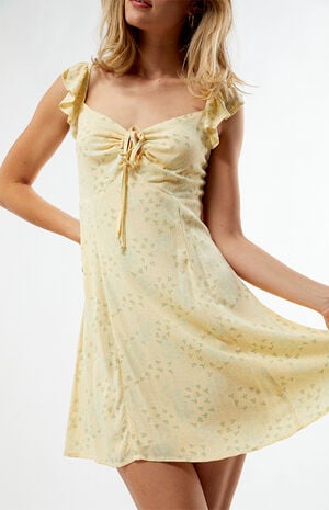 Keyhole Babydoll Mini Dress