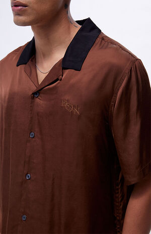 Downtown Satin Resort Camp Shirt image number 2