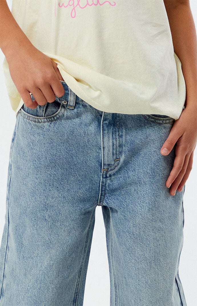 Pacsun Kids Light Indigo Baggy Jeans | PacSun