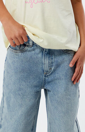 Light Indigo Baggy Jeans image number 4