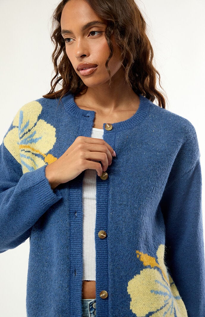 Billabong Women's Dixie Cardigan In Navy
