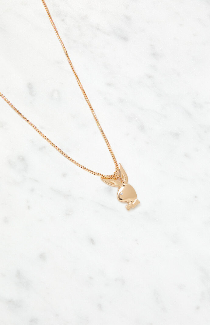 Gold Simple Bunny Necklace