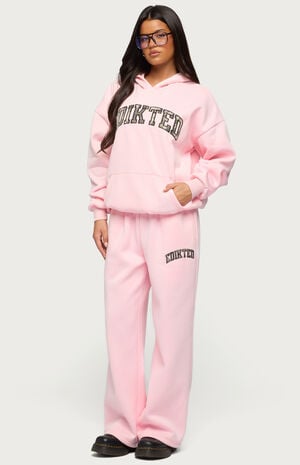 Camo Crush Edikted Oversized Hoodie image number 5