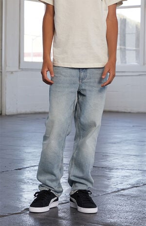 Straight Leg Jeans Light Blue Tint image number 2