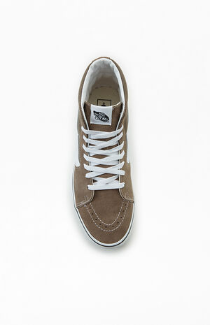 Sk8-Hi Canvas Brown & White Shoes image number 5