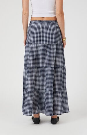 Plaid Maxi Skirt image number 4