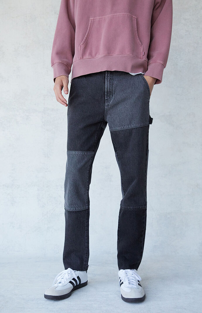 Patchwork Slim Carpenter Jeans